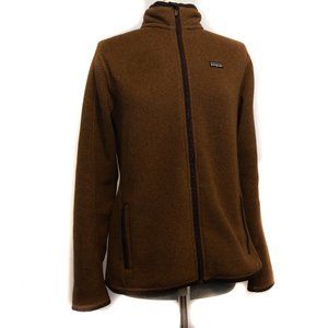 Patagonia Better Sweater Full Zip Fleece Tan and Brown Size L